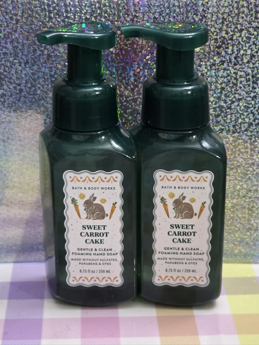 Bath & Body Works Sweet Carrot Cake Foaming Hand Soap Set of 2 NEW RARE